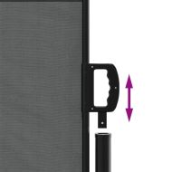 Прибираща се странична тента, антрацитна, 120x600 см