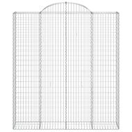 Габионни кошници арка 7 бр 200x50x220/240 см поцинковано желязо