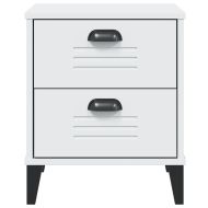 Нощно шкафче VIKEN, бяло, инженерно дърво