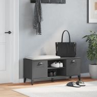 Пейка за обувки VIKEN, антрацит, 106x35x45 см, инженерно дърво