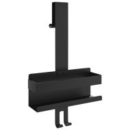 Органайзер за душ кабина, черен мат, неръждаема стомана 304