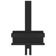 Органайзер за душ кабина, черен мат, неръждаема стомана 304