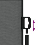 Прибираща се странична тента, антрацитна, 140x300 см