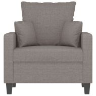 Кресло, таупе, 60 см, текстил