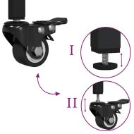 Кухненска количка, сив сонома, 60x48x89,5 см, инженерно дърво