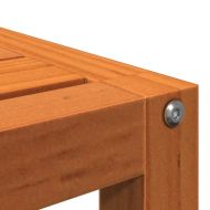 Стойки за растения, 3 бр, восъчнокафяво, борово дърво масив