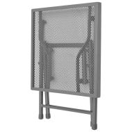 Шезлонги, 2 бр, с маса, стомана, антрацит