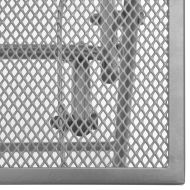 Шезлонги, 2 бр, с маса, стомана, антрацит