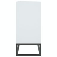 Бюфет, бял, 105x30x65 см, инженерно дърво