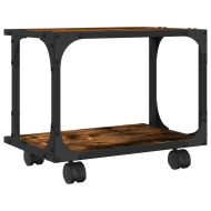 Стойка принтер опушен дъб 2 нива 41x28x33,5 см инженерно дърво