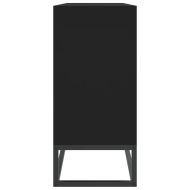 Бюфет, черен, 105x30x65 см, инженерно дърво