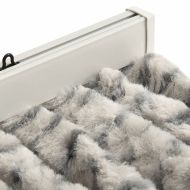 Ресни за врата против мухи, светлосиво и тъмносиво, 100x200 см