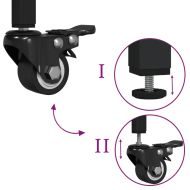 Кухненска количка, сив сонома, 82x40x78,5 см, инженерно дърво