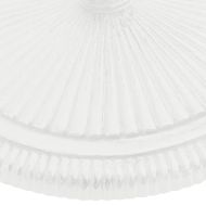 Основа за чадър, бяла, 45x45x30 см, чугун