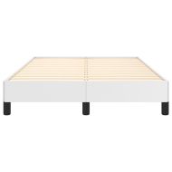 Рамка за легло без матрак, Бяла 120x190 см изкуствена кожа