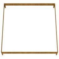 Градинска повдигната леха 100x100x18,5 см кортенова стомана