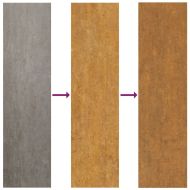 Градинска повдигната леха 100x100x18,5 см кортенова стомана