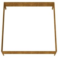 Градинска повдигната леха 100x100x33,5 см кортенова стомана