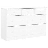 Скрин ALTA, бял, 112x35x73 см, бор масив