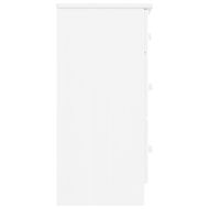 Скрин ALTA, бял, 112x35x73 см, бор масив