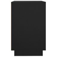 Сайдборд, черен, 102x35x60 см, инженерно дърво