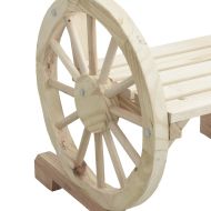 Градински столове, 2 бр, 58x58x78,5 см, масивно чамово дърво