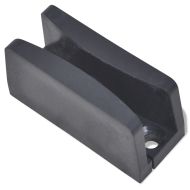 Плъзгаща врата, алуминий и стъкло, 178 см, сребриста