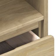 ТВ шкаф SAUDA, дъб, 99x43x55 см, бор масив