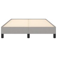 Рамка за легло без матрак,, светлосива, 120x190 см, плат