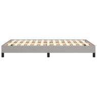 Рамка за легло без матрак,, светлосива, 120x190 см, плат