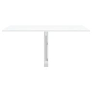 Сгъваема стенна маса бял гланц 60x30x60 см, инженерно дърво