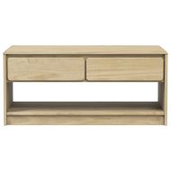 Кафе маса SAUDA, дъб, 99x55x45 см, борово дърво масив