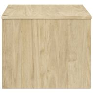 Кафе маса SAUDA, дъб, 99x55x45 см, борово дърво масив