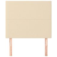 Табла за легло, кремава, 90x5x118/128 см, плат