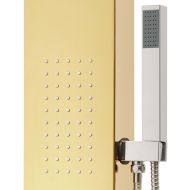 Душ панел система, неръждаема стомана 201, златиста
