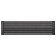 Градинска повдигната леха поцинкована стомана антрацит