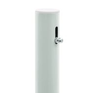 Прибираща се странична тента, 160x500 см, черна