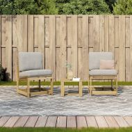 Градински лаундж комплект, 3 части, импрегниран бор