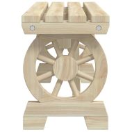 Градински трапезен комплект от 3 части, масивна ела