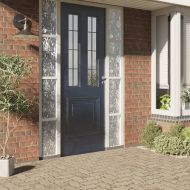 Фолиа за прозорци 2 бр матирано шарка цвете PVC