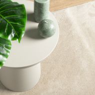 Килим OVIEDO с къс косъм, бежов, 140x200 см