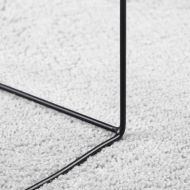 Килим OVIEDO с къс косъм, сив, 140x200 см