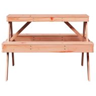 Маса за пикник 105x134x75 см дугласко дърво масив