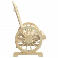 Градински лаундж комплект, 4 части, масивно чамово дърво