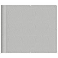 Балконски параван, светлосив, 90x400 см, 100% полиестер оксфорд