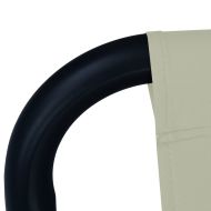 Градинско легло, кремаво, 200x90 см, стомана