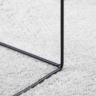 Килим OVIEDO с къс косъм, сив, Ø 100 см