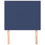 Табла за легло, синя, 80x5x118/128 см, плат