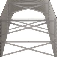 Градинска повдигната леха поцинкована стомана кафяво