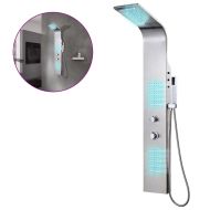 Система душ панел от неръждаема стомана, извита